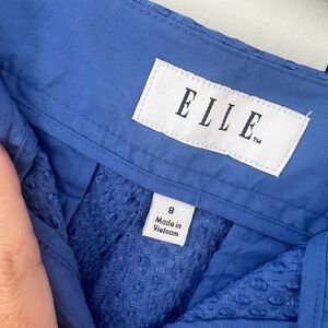 Elle women’s Blue Scalloped Shorts- Size 8